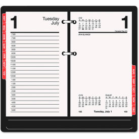 At-A-Glance Products E717T-50 AT-A-GLANCE® Desk Calendar Refill with Tabs, 6 x 3.5, White, 2024 image.