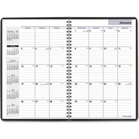 At-A-Glance Products G47000 AT-A-GLANCE® Monthly Planner, 12 x 8, Black Cover, 2023-2025 image.