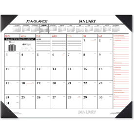 At-A-Glance Products SK117000 AT-A-GLANCE® Two-Color Monthly Desk Pad Calendar, 22 x 17, 2024 image.