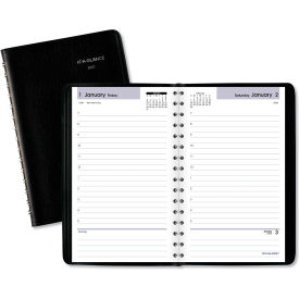 At-A-Glance Products SK4400 AT-A-GLANCE® Daily Appointment Book with Hourly Appointments, 8 x 5, Black, 2024 image.