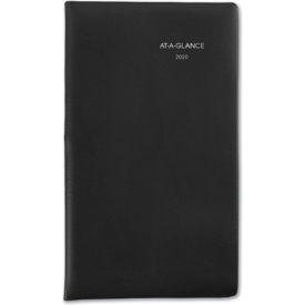 At-A-Glance Products SK5300 AT-A-GLANCE® Pocket-Sized Monthly Planner, 6 x 3.5, Black, 2024 image.