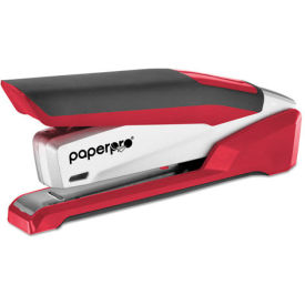 Accentra 1117 PaperPro® Prodigy Stapler, 25 Sheet Capacity, Metallic Red/Silver image.