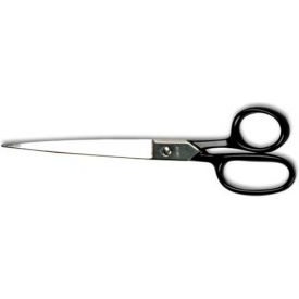 Acme United Corp. 10252 Clauss 10252 Forged Nickel Plated Office Scissors, 9", Black image.