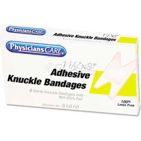 Acme United Corp. 51010 PhysiciansCare 51010 First Aid Fabric Knuckle Bandages, Box of 8 image.