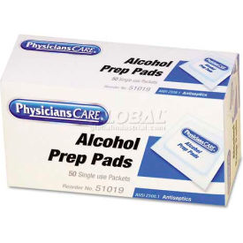 Acme United Corp. 51019 PhysiciansCare 51019 First Aid Alcohol Pads, Box of 50 image.
