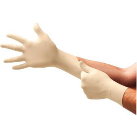 TouchNTuff® 69-318 Medical/Exam Latex Gloves Powder-Free Natural L 100/Box 