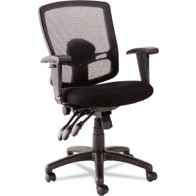 Alera Petite Mesh Office Chair - Fabric - Mid Back - Black - Etros Series