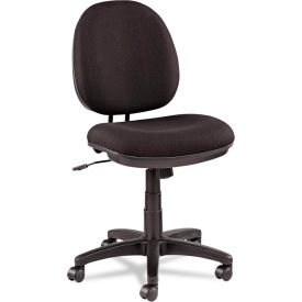 Alera Interval Swivel/Tilt Task Chair, 100% Acrylic W/Tone-On-Tone Pattern, Black
