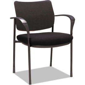 Alera Furniture IV4317A Alera Iv Series Guest Chairs, 24-3/4X22-3/4X32-1/4, Black, 2/Carton image.