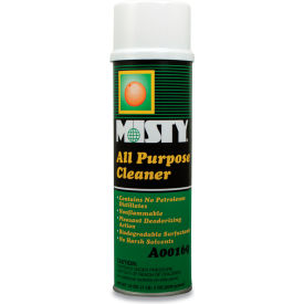 Zephyr Lock Llc 1001583 Misty® Green All-Purpose Cleaner, Citrus Scent, 19 Oz. Aerosol Spray, 12/Carton image.