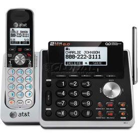 Vtech Communications TL88102 AT&T TL88102 Cordless Digital Answering System, Base and 1 Additional Handset image.