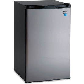 Avanti® Refrigerator with Chiller Compartment 4.4 Cu. Ft. Capacity Black/Stainless Steel