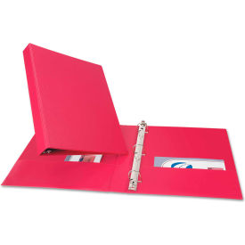 Avery-Dennison 27201 Avery® Durable Binder with Slant Rings, Vinyl, 11 x 8 1/2, 1", Red image.