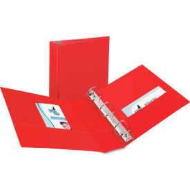 Avery-Dennison 27203 Avery® Durable Binder with Slant Rings, Vinyl, 11 x 8 1/2, 2", Red image.