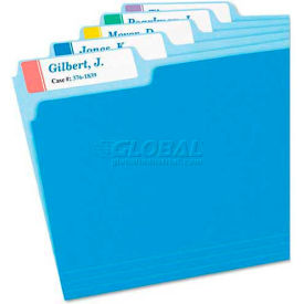Avery-Dennison 5026 Avery® Extra-Large 1/3-Cut File Folder Labels, 15/16 x 3-7/16, White/Assorted, 450/Pk image.