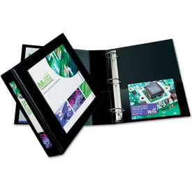 Avery-Dennison 68032 Avery® Framed View Binder with One Touch EZD Rings, 2" Capacity, Black image.