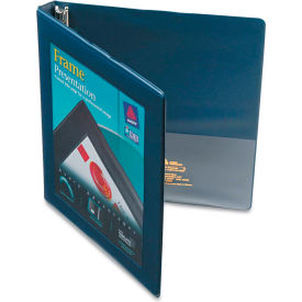 Avery-Dennison 68051 Avery® Framed View Binder with Gap Free Slant Rings, 1/2" Capacity, Navy Blue image.