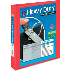 Avery-Dennison 79170 Avery® Heavy-Duty View Binder with One Touch EZD Rings, 1" Capacity, Red image.