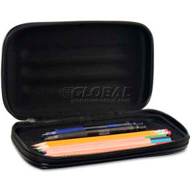 Advantus Corp. AVT-67000 Innovative Storage Designs AVT-67000 Large Soft-Sided Pencil Case, Fabric with Zipper Closure, Black image.