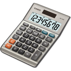 Casio MS-80B Casio® MS-80B Tax and Currency Calculator, 8-Digit LCD image.