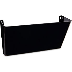 Universal Recycled Wall File Add-On Pocket Plastic Black