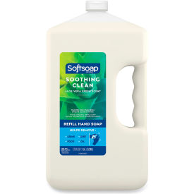 United Stationers Supply CPC61036483CT SoftSoap® Liquid Hand Soap Refill with Aloe, One Gallon Bottle Refill, 4 per Case image.