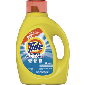 Simply Clean and Fresh Laundry Detergent Refreshing Breeze 64 Loads 92 oz. Bottle 4/Case