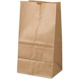 Duro Bag Paper Grocery Bags, #25 Squat, 8-1/4