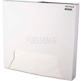 Bagcraft Papercon BGC 057015 Bagcraft Papercon® Grease-Resistant Paper Wrap/Liner, 15 x 16, White image.