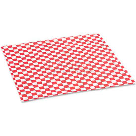 Bagcraft Papercon BGC 057700 Bagcraft Papercon® Grease-Resistant Paper Wrap/Liners, 12 x 12, Red Check image.