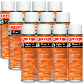 Glybet III Disinfectant, Citrus Bouquet Scent, 15.5 oz. Aerosol Spray, 12/Case view 2