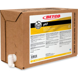 United Stationers Supply BET138B500 Betco® PH7 Daily Floor Cleaner, 5 Gallons Bag in Box image.