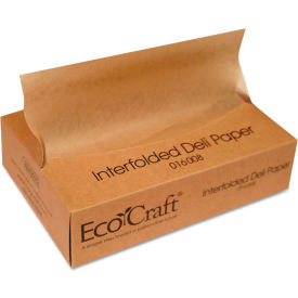 EcoCraft Interfolded Soy Wax Deli Sheets, 10-3/4"L x 8"W, White, Pack of 6000 view 2