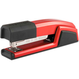 Stanley Bostitch B777RED Stanley Bostitch® Antimicrobial Full Strip Metal Stapler, 25-Sheet Capacity, Red image.