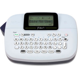 Brother International Corp PTM95 Brother® P-Touch® Handy Label Maker, PTM95, LCD Display, White image.
