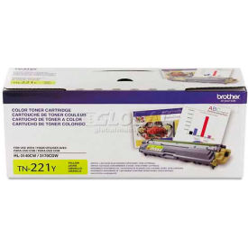 Brother International Corp TN221Y Brother® TN221Y Toner, Yellow image.