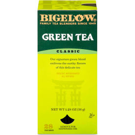 Bigelow Tea Co. BTC00388 Bigelow®® Single Flavor Tea, Green, 8 Oz Single Cup Bags, 28/Box image.