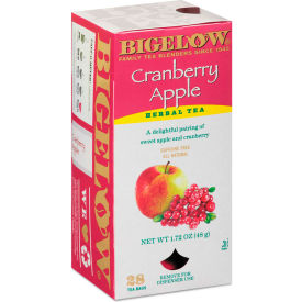 Bigelow Tea Co. RCB004001 Bigelow® Cranberry Apple Herbal Tea, 28/Box image.