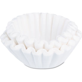 Bunn Commercial Coffee Filters w/ Flat Bottom, 6 Gal., Pack of 250