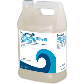 United Stationers Supply 110600-41ESSN Boardwalk® Concentrated Heavy-Duty Floor Stripper, Gallon Bottle, 4/Case image.
