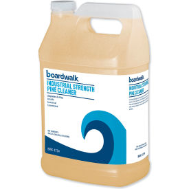 United Stationers Supply 597500-41ESSN Boardwalk® Industrial Strength Pine Cleaner, Gallon Bottle, 4/Case image.