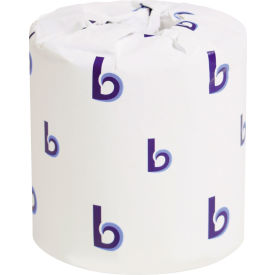 United Stationers Supply B6170 One-Ply Toilet Tissue, Septic Safe, White, 1000 Sheets, 96 Rolls/Case image.