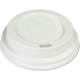 United Stationers Supply BWKHOTWH8 Boardwalk® Hot Cup Lids, Fits 8 oz Cups, White, Pack of 1000 image.