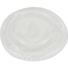 United Stationers Supply BWKPETSTRAW Boardwalk® Cold Cup Lids, Fits 16-24 oz Cups, PET Plastic, Clear, Pack of 1000 image.