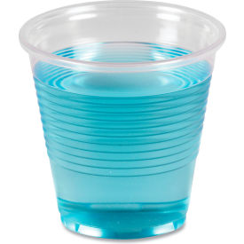 United Stationers Supply BWKTRANSCUP5CT Boardwalk® Plastic Cold Drink Cups, 5 oz, Polypropylene, Translucent, Pack of 2500 image.