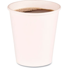 United Stationers Supply BWKWHT10HCUP Boardwalk® Paper Hot Drink Cups, 10 oz, White, Pack of 1000 image.