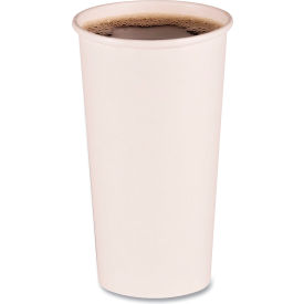 United Stationers Supply BWKWHT20HCUP Boardwalk® Paper Hot Drink Cups, 20 oz, White, Pack of 600 image.