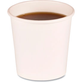 United Stationers Supply BWKWHT4HCUP Boardwalk® Paper Hot Drink Cups, 4 oz, White, Pack of 1000 image.