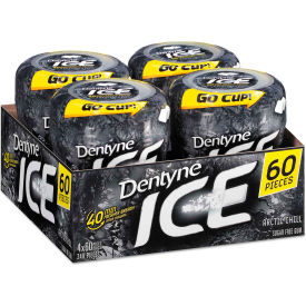 United Stationers Supply 00 12546 31050 04 Dentyne Ice® Sugar-Free Gum, Arctic Chill, 60 Pieces/Cup, 4 Cups image.