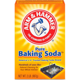 United Stationers Supply 84132 Arm & Hammer Baking Soda , Unscented, 2 lb. Box, 12 Boxes - 3320001140 image.